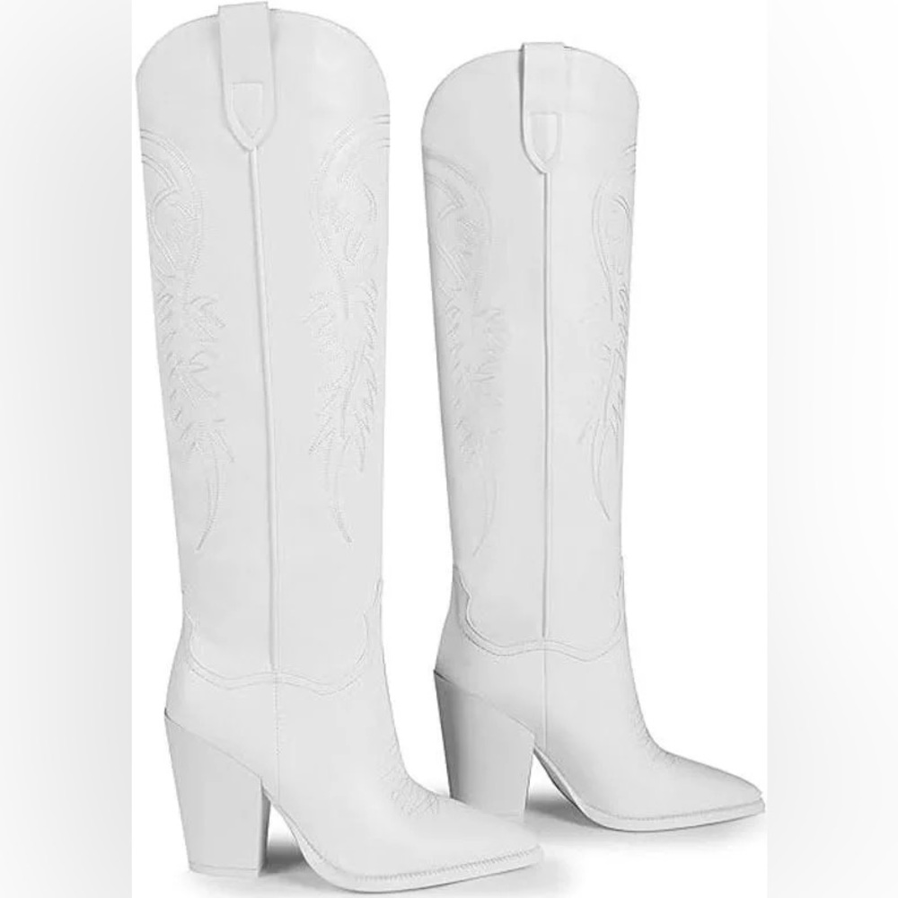 White cowboy Women's Boots